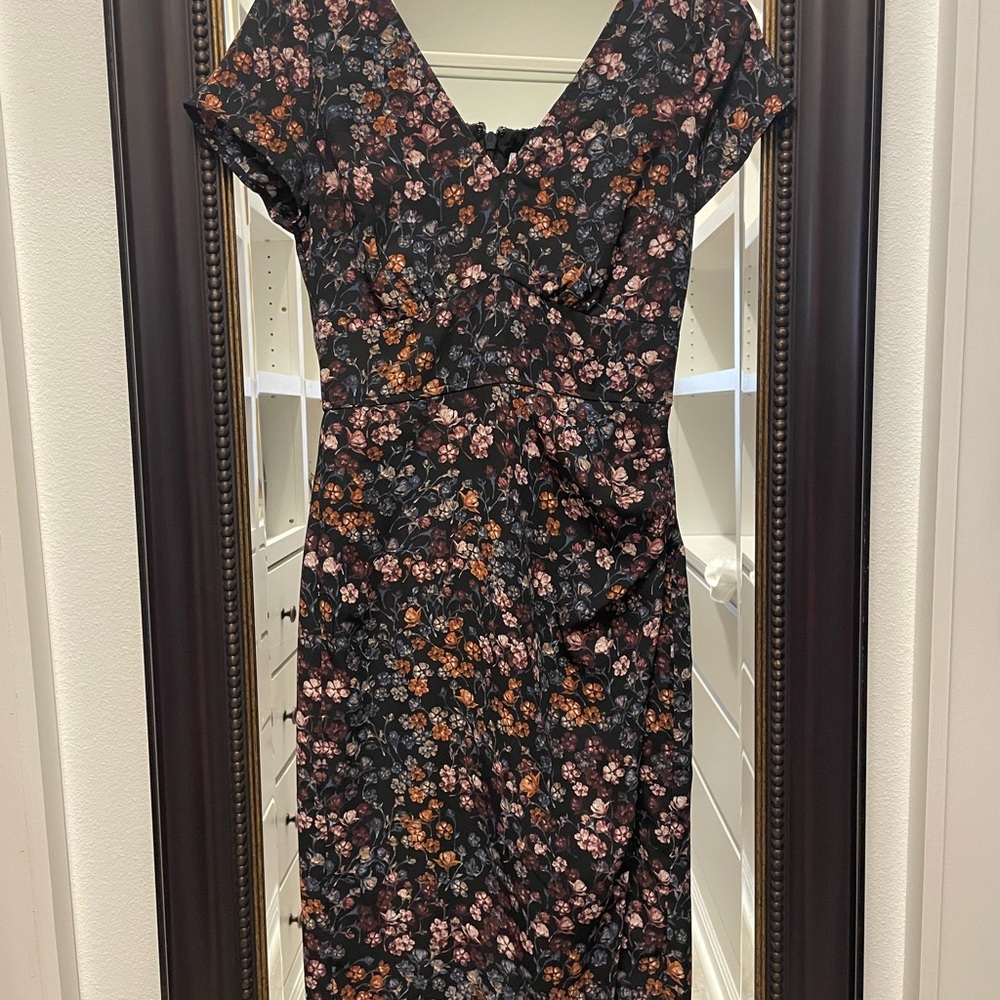 Abercrombie Floral V-Neck Dress